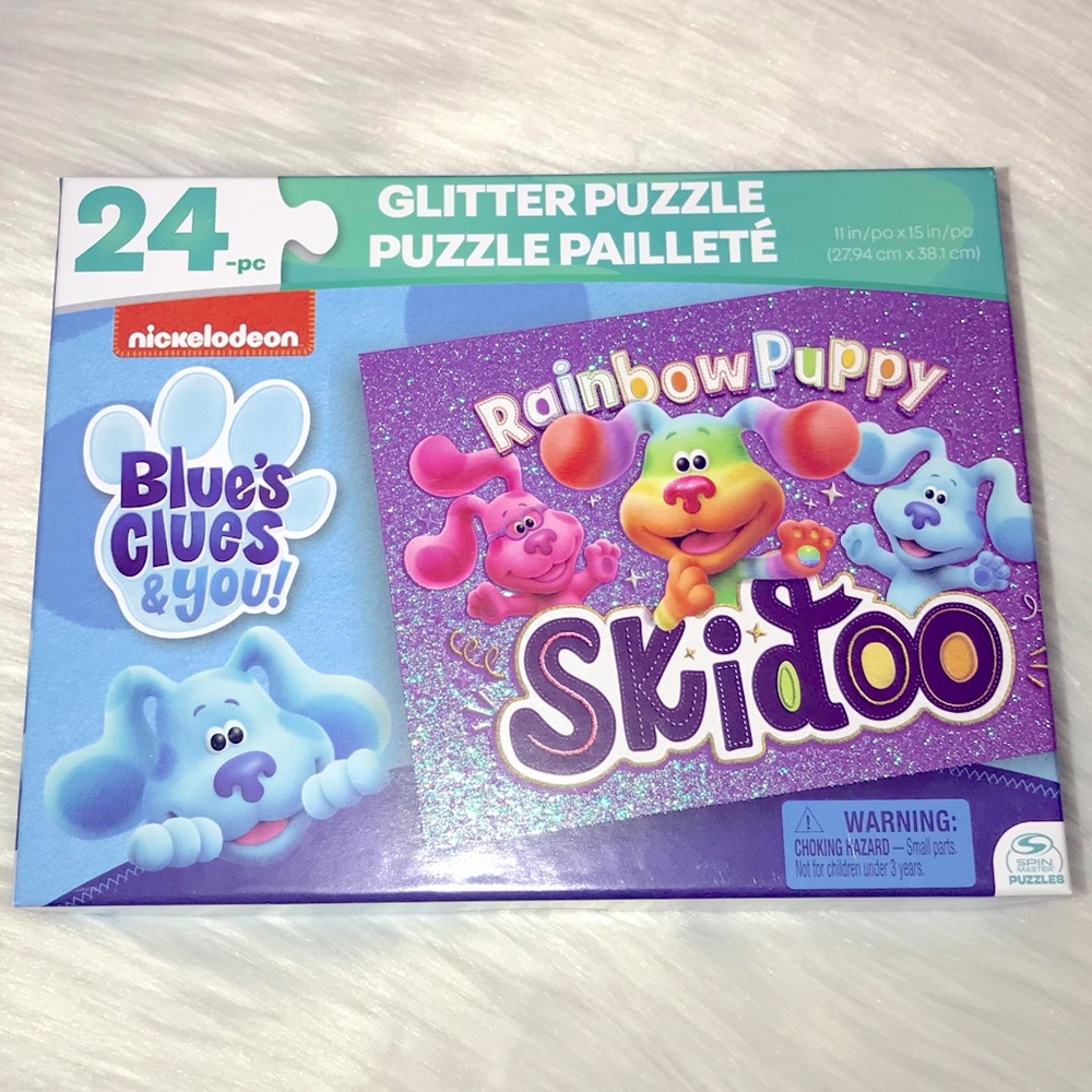 New Nickelodeon Blue's Clues & You! Glitter Puzzle